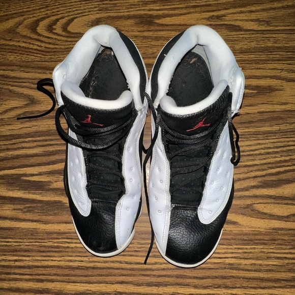 Jordan Black and White Sneakers - Picture 9 of 10